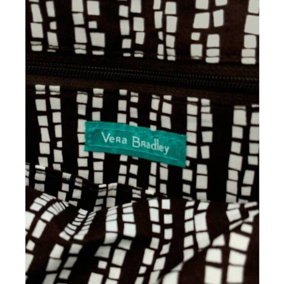 Vera Bradley Rain Forest Hadley Satchel Signature Cotton Multicolor Zip Bag New - Picture 9 of 11